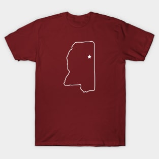 Mississippi - Maroon T-Shirt